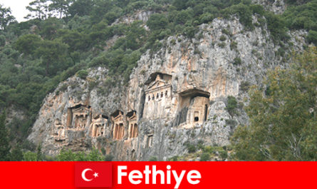 Città di Fethiye nel sud-ovest della Turchia
