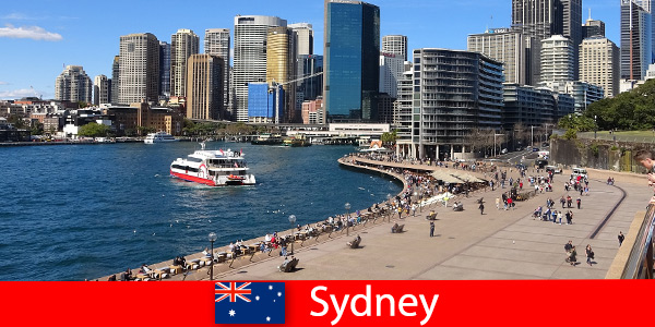 Viste panoramiche dell’intera città di Sydney Australia per visitatori da tutto il mondo
