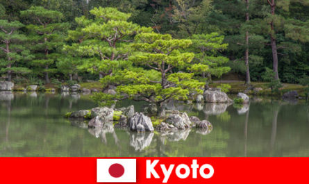 I giardini giapponesi invitano gli ospiti stranieri a rilassanti passeggiate a Kyoto