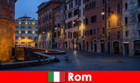 Breve viaggio per turisti in autunno a Roma Italia nei luoghi più belli