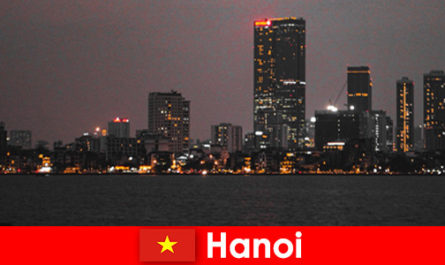 Viaggio economico in città ad Hanoi Vietnam per i viaggiatori internazionali