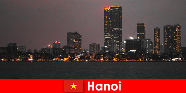 Viaggio economico in città ad Hanoi Vietnam per i viaggiatori internazionali