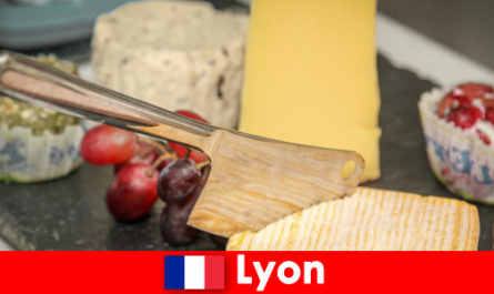 I vacanzieri si godono le delizie culinarie a Lione, in Francia