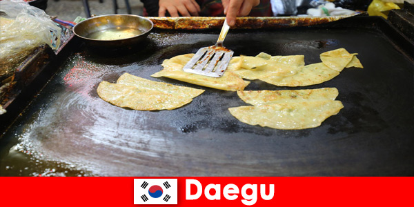 Ampia varietà di prelibatezze locali a Daegu in Corea del Sud
