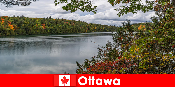 Il campeggio all’aperto per i turisti è possibile a Ottawa in Canada