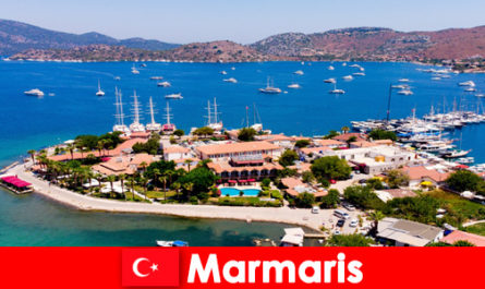 Destinazione di viaggio di lusso Marmaris Turchia per una vacanza per due