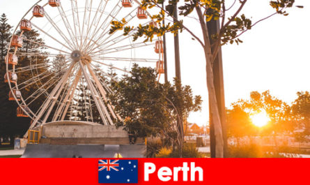 Viaggio di piacere a Perth in Australia con giochi divertenti e tanti spettacoli